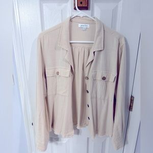 Grace & Lace linen safari jacket